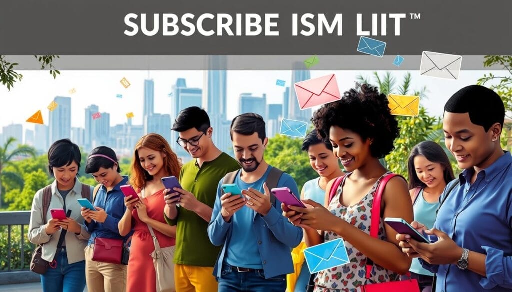 SMS Subscriber List Building