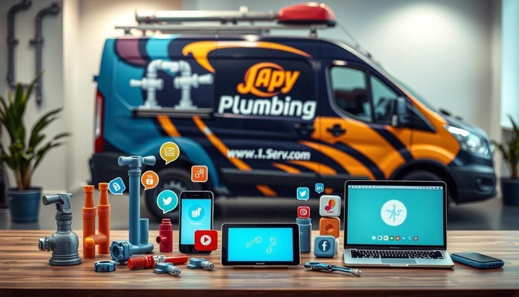 social media branding for plumbing companies