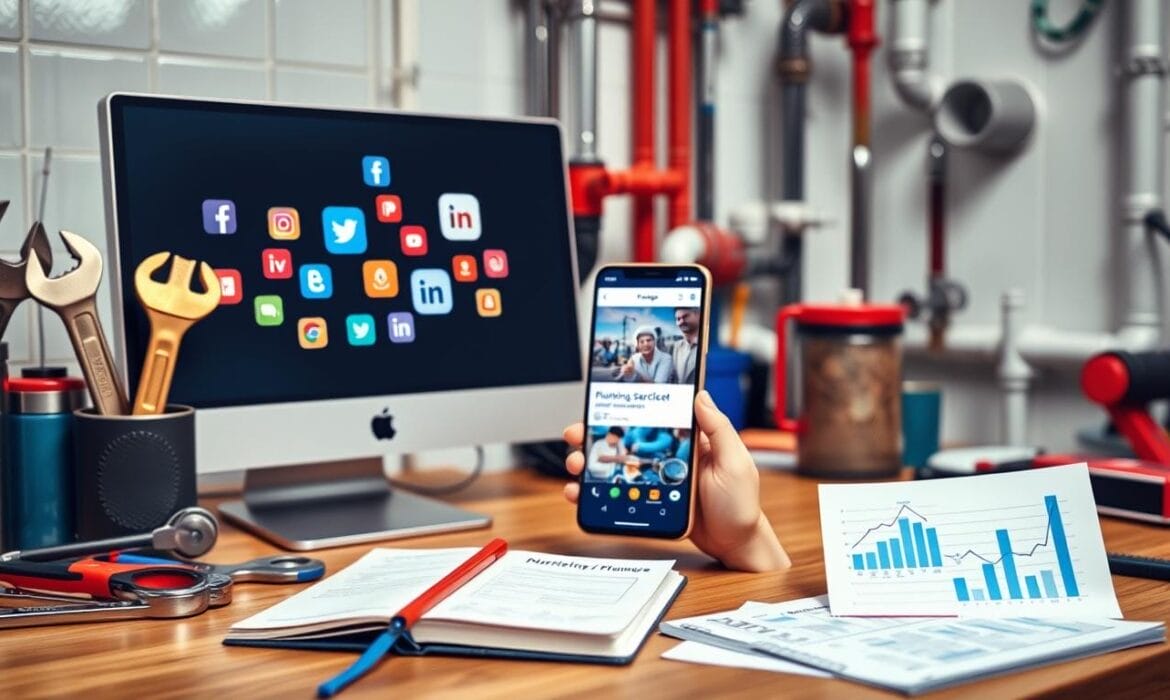 social media marketing for plumbers