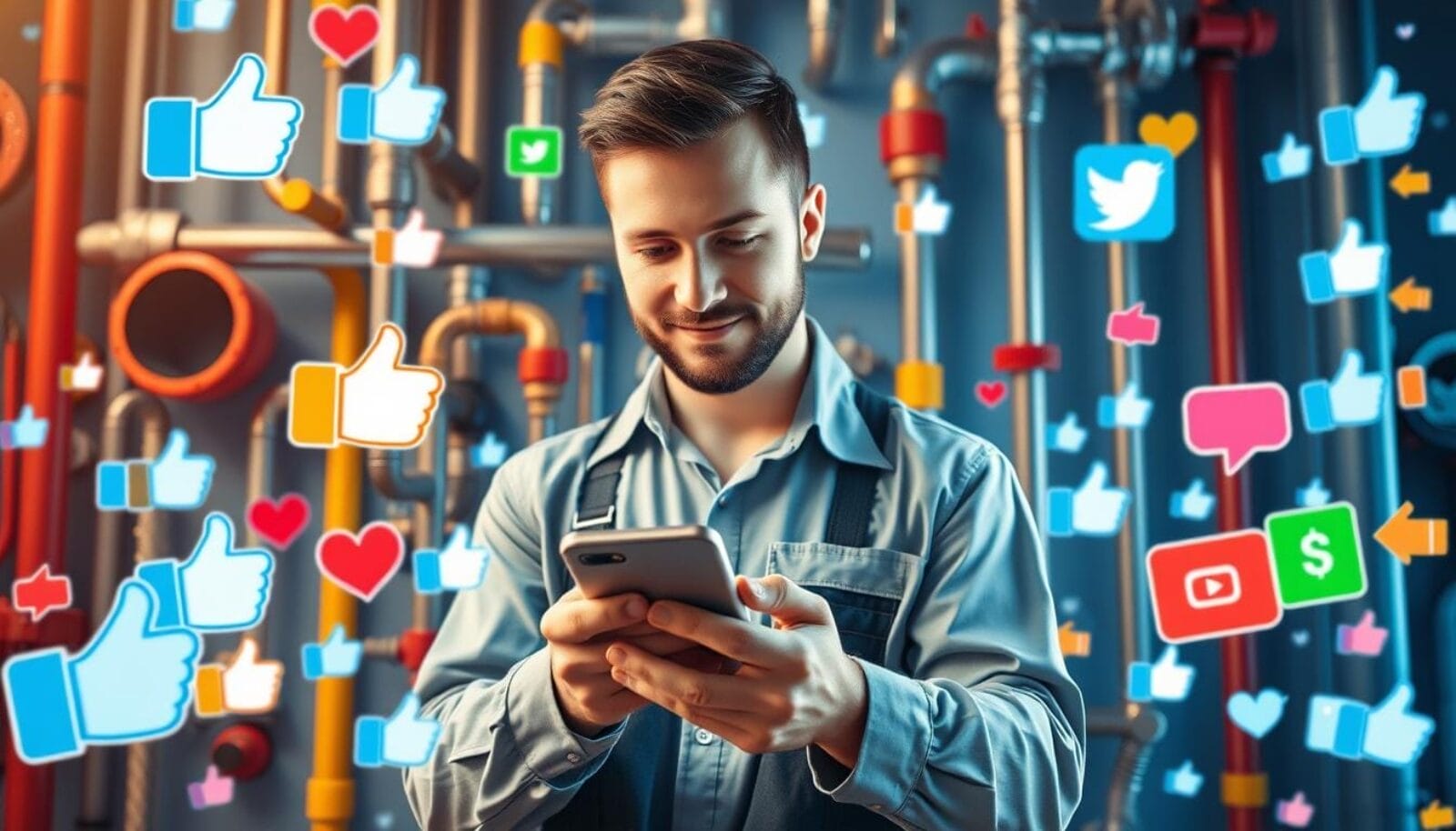 social media strategies for plumbers