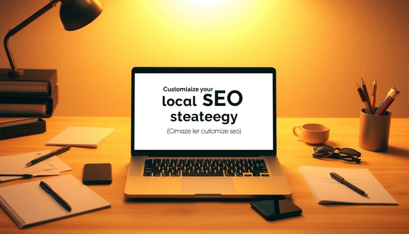 customizable local seo strategy template