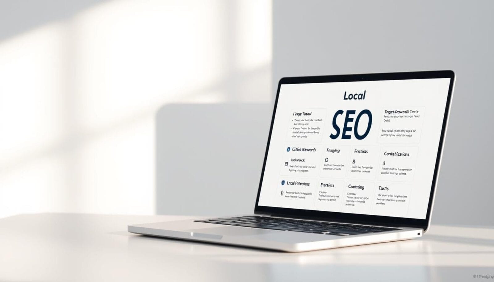 local seo strategy template